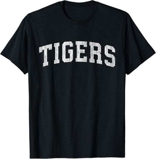 Tigers Name Retro Vintage Apparel Gifts T-Shirt