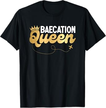 Baecation Couples Matching Vacation Bae Baecation Queen T-Shirt
