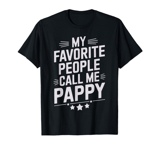 Best Pappy Design For Grandpa Grandfather Father's Day Pappy T-Shirt
