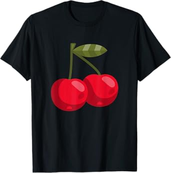 Red Cherries Shirt Trending Cherry Graphic T-Shirt