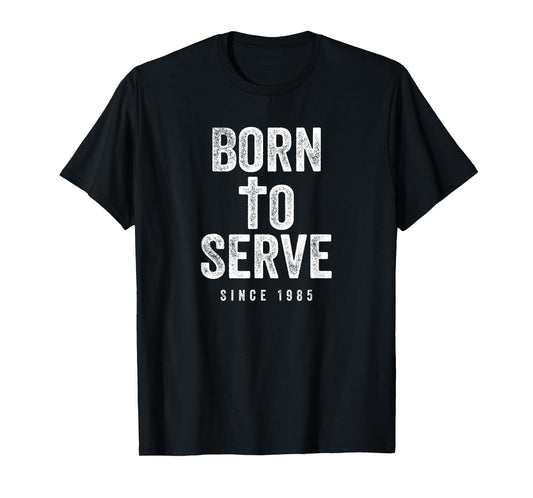 40 Year Old Christian Jesus and God 1985 40th Birthday T-Shirt