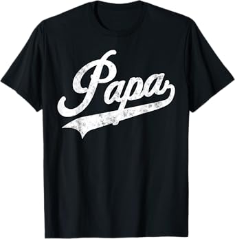 Papa Retro Style Father’s day gift for Funny Papa Grandpa T-Shirt