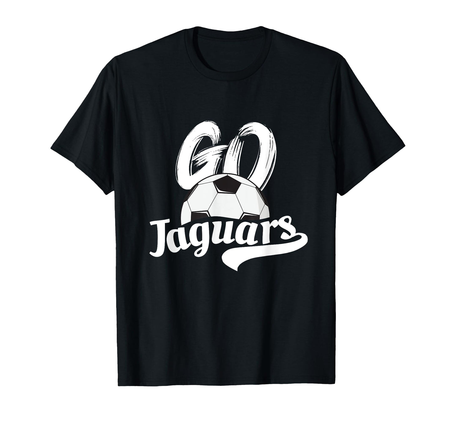 Go Jaguars Soccer Ball Team Spirit Family Support T-Shirt