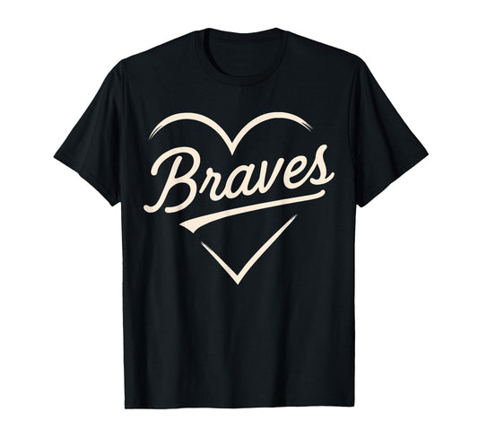 Vintage Braves Last Name Thowback Gifts For Men Women Kids T-Shirt