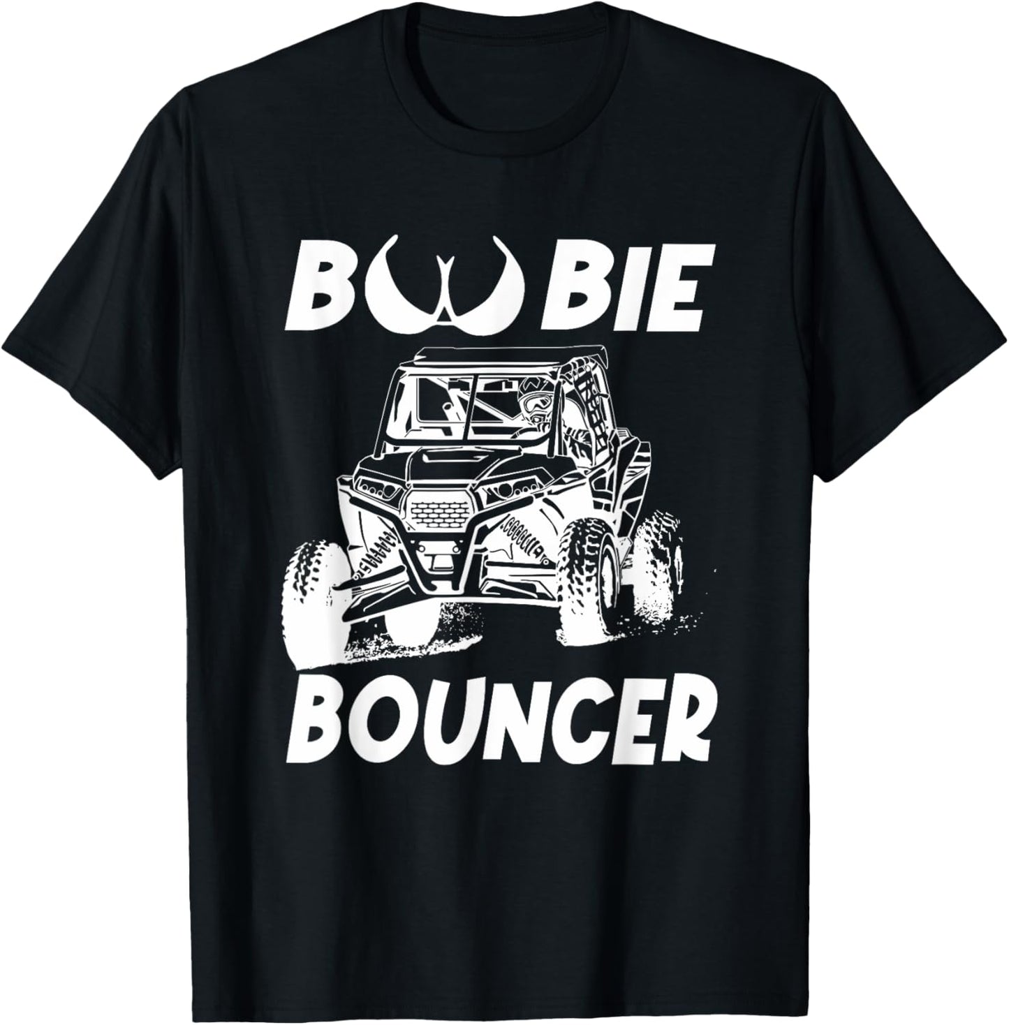 Funny Boobie Bouncer Mudding UTV Off-Roading T-Shirt