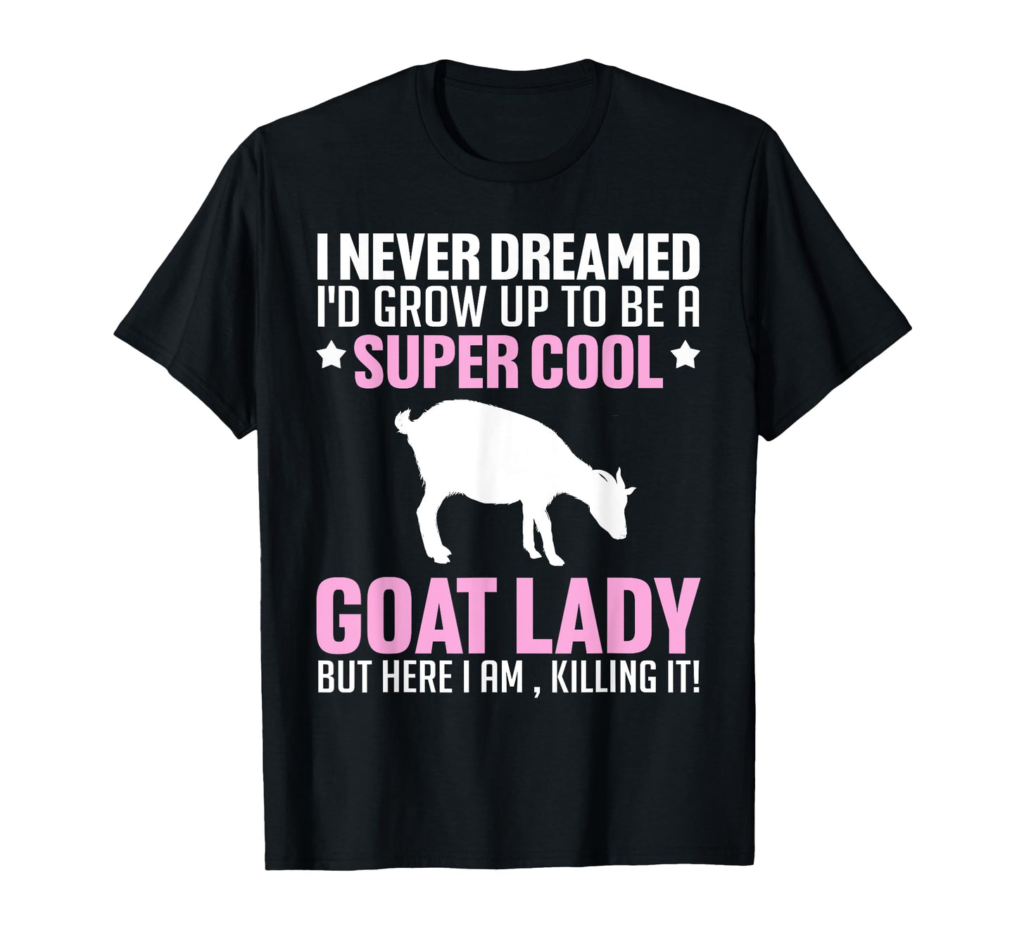 Cute Goat Art For Women Girls Kids Goat Lover Farm Whisperer T-Shirt