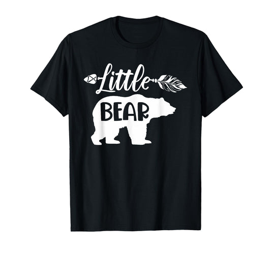 Funny Little Bear Family Matching Kid Men Women Gifts T-Shirt