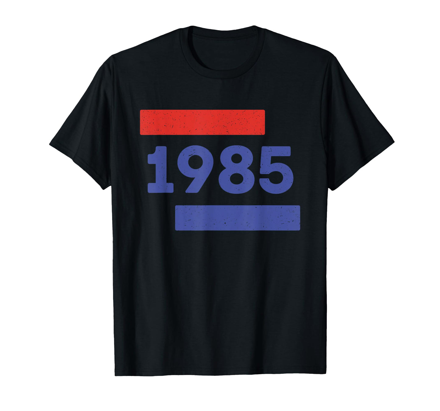 Classic 1985, Retro Red And Blue 40th Birthday T-Shirt