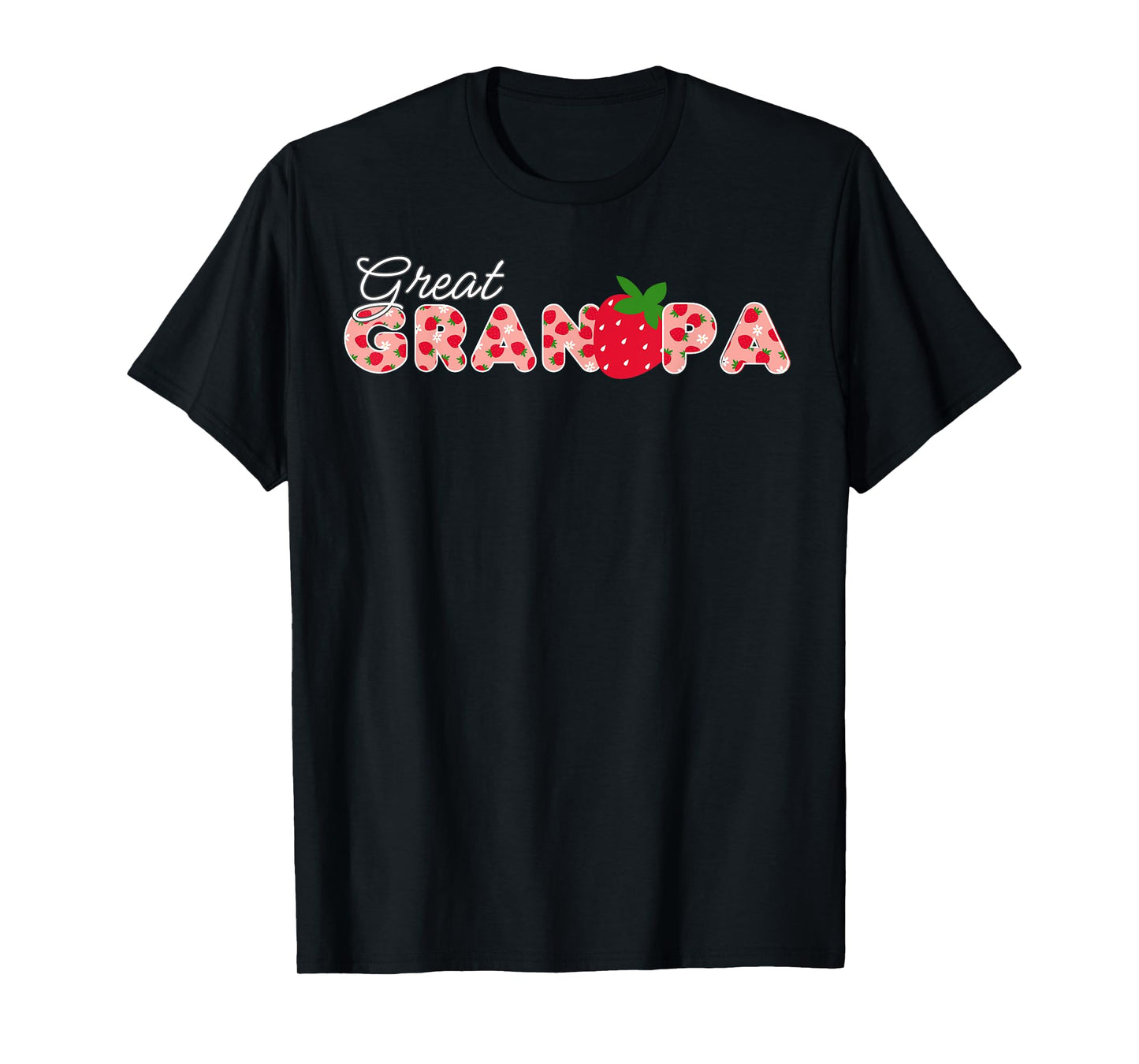 Great Grandpa Strawberry First Birthday Funny Strawberry T-Shirt