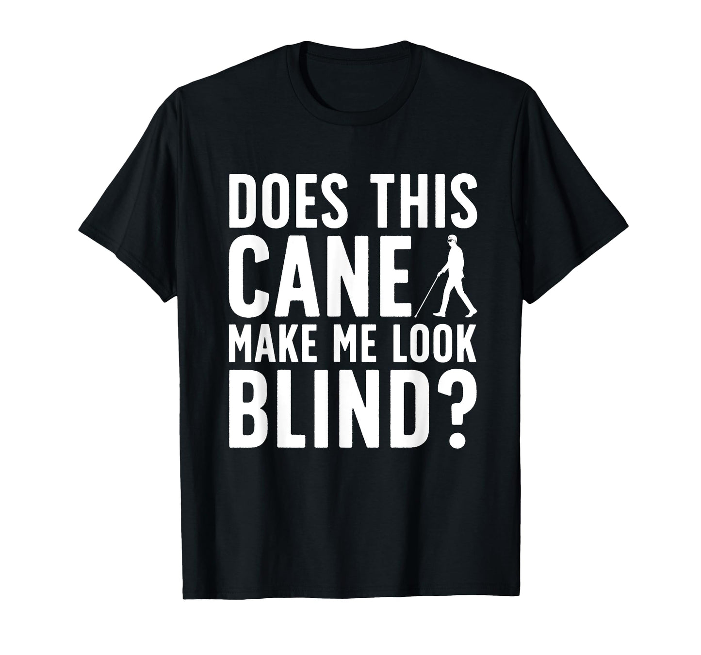 Blind Person Art For Men Women Sight Impaired Blind People T-Shirt