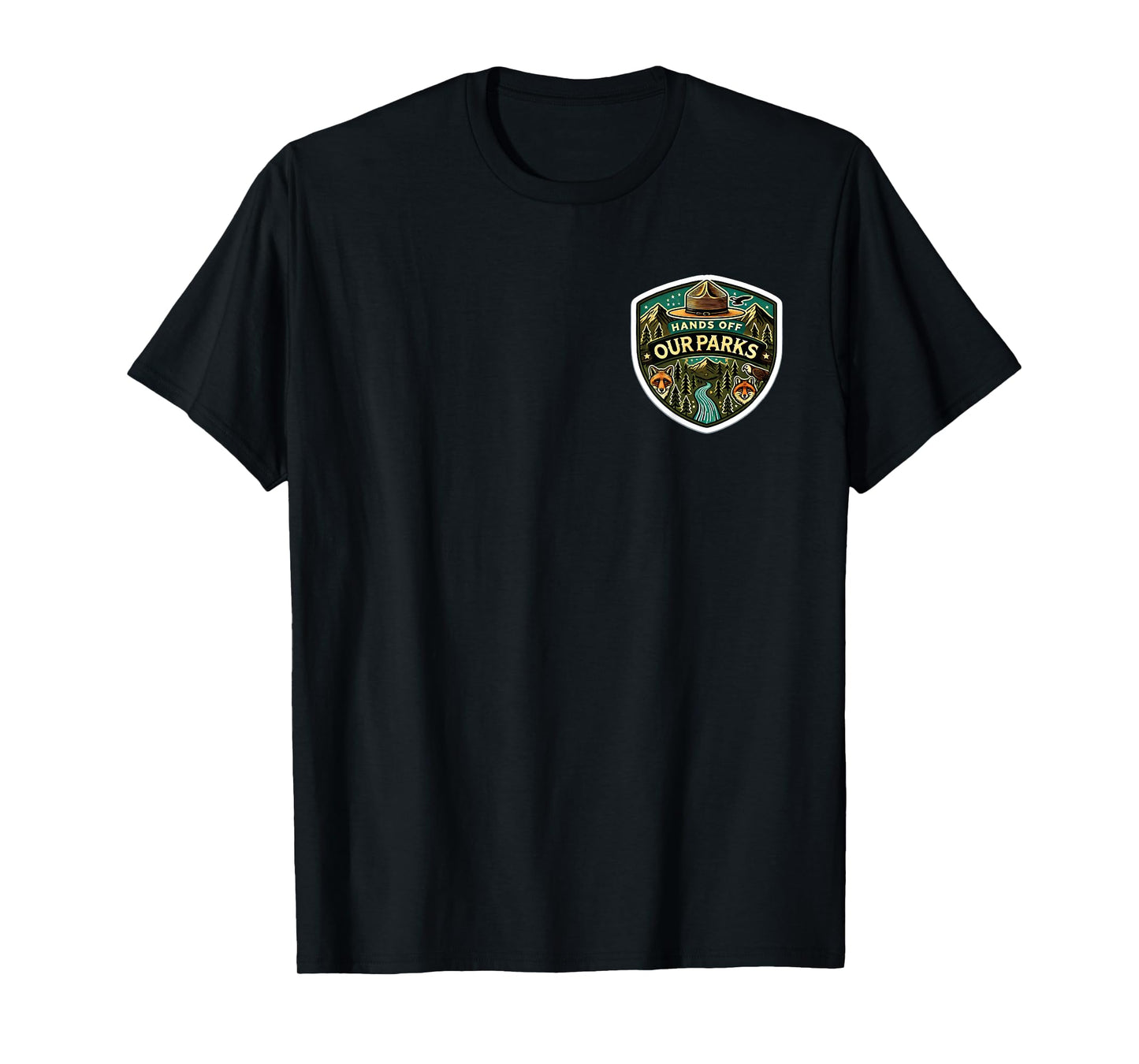 Hands Off Our National Parks Retro Nature Conservation T-Shirt