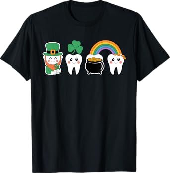 Funny St. Patrick’s Day Tooth Dentist St Patricks day dental T-Shirt