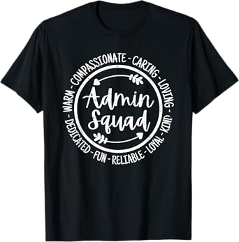 Admin Squad Admin Assistants Office Squad Team Vintage T-Shirt