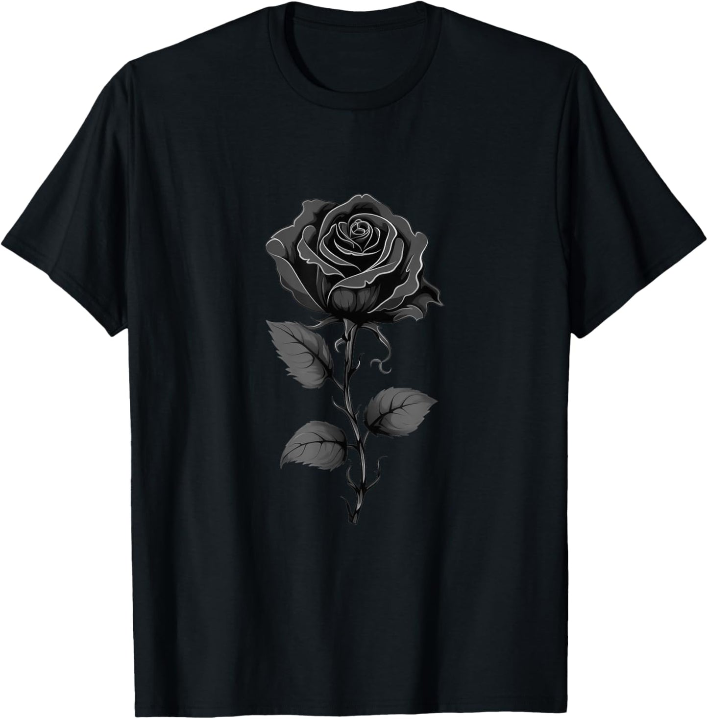 Black Rose Graphic T-Shirt