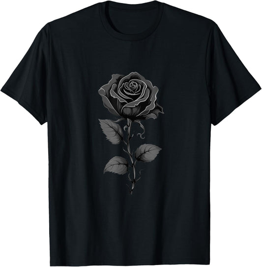 Black Rose Graphic T-Shirt
