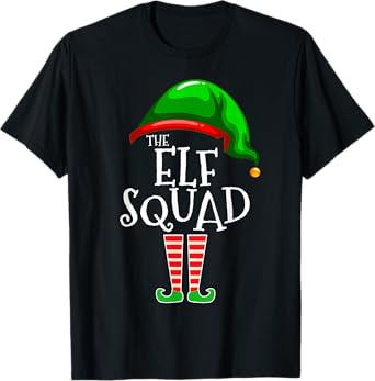 The Elf Squad Family Matching Group Christmas T-Shirt