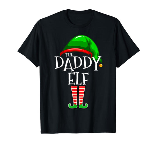 Daddy Elf Family Matching Group Christmas T-Shirt