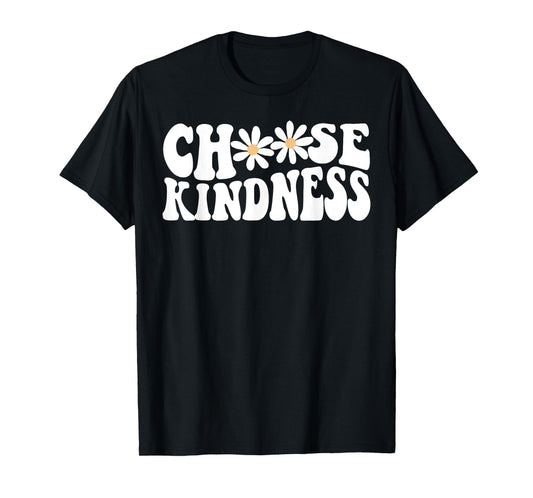 Choose Kindness Daisy Be Kind Inspirational Teacher Kids T-Shirt