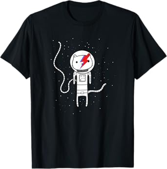 Vaporwave | Major Tom Cat Men Women Kids T-Shirt