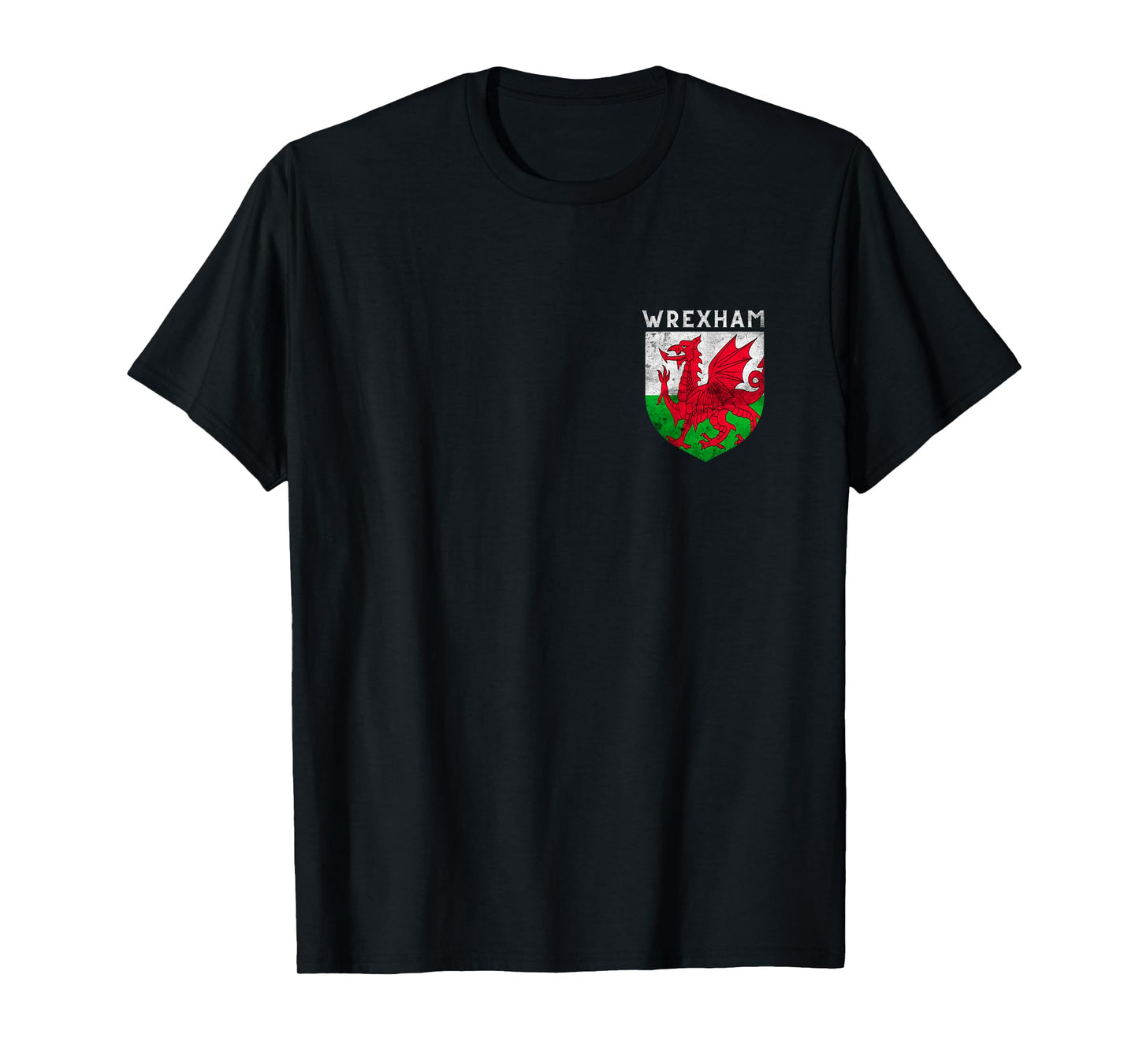 Wrexham Gifts Wales Welsh Flag Dragon Apparel Souvenirs T-Shirt