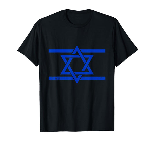 I Stand With Israel Flag Israeli Jewish Star Of David Jewish T-Shirt
