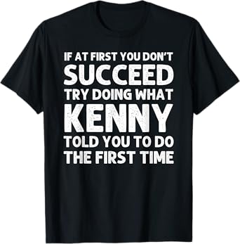 KENNY Gift Name Personalized Birthday Funny Christmas Joke T-Shirt