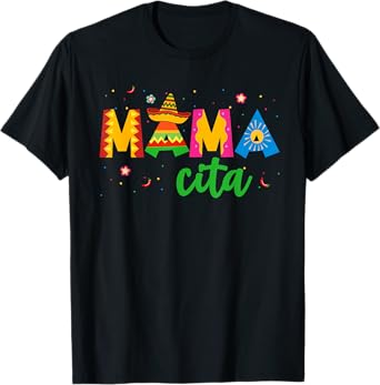 Mamacita Cinco De Mayo Sombrero Women Mama Mom Mother's Day T-Shirt