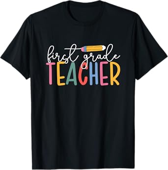 1st Grade Teacher Boho First Grade Teachers Men Women T-Shirt