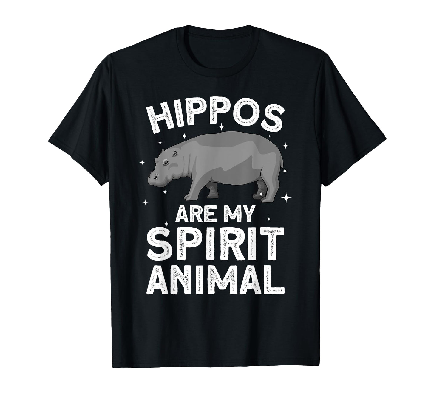 Funny Hippopotamus Design For Men Women Animal Hippo Lover T-Shirt
