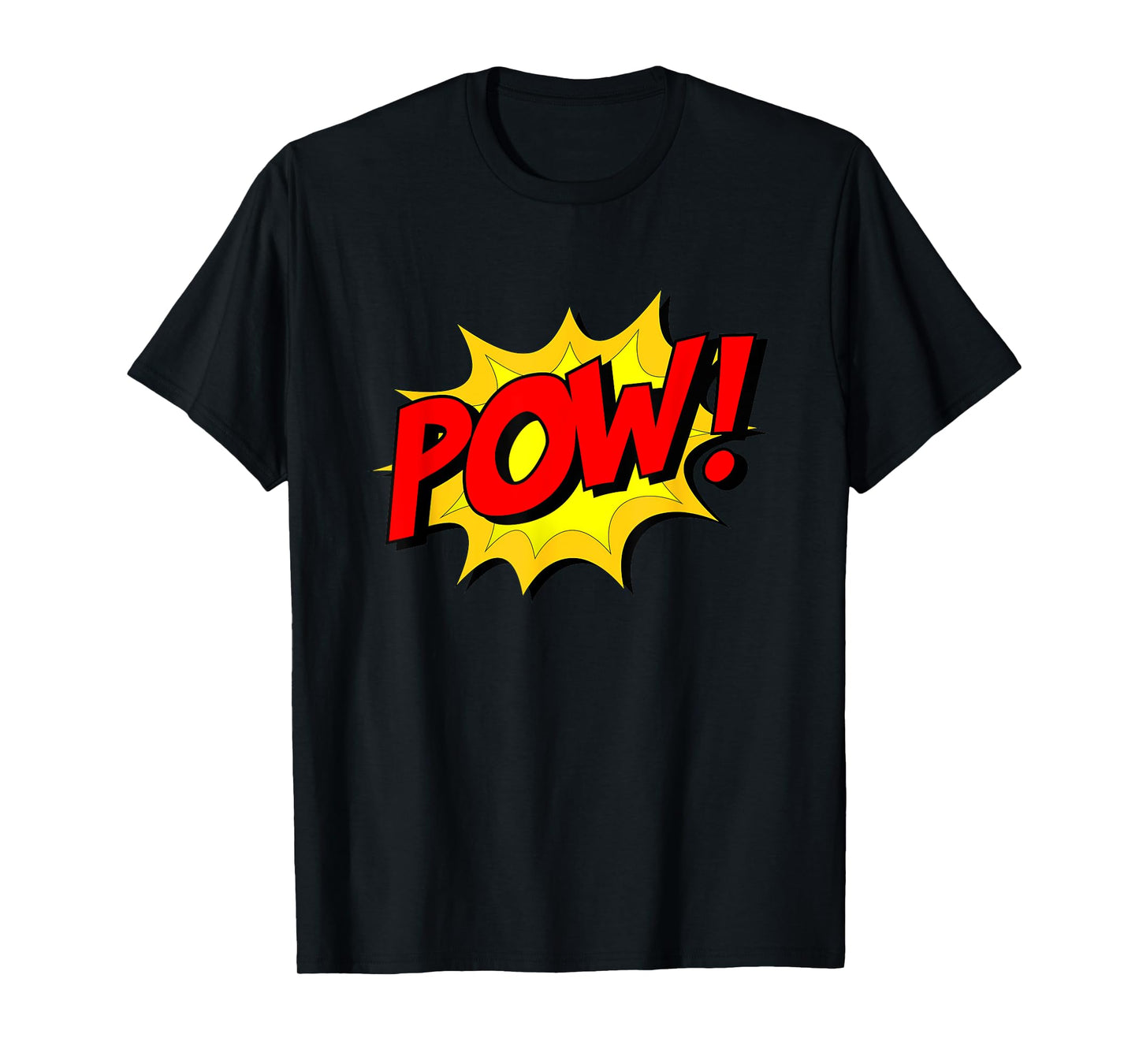 POW! Unisex-Adults, Kids Comic Book Cartoon Funny Pop Art Novelty Sarcastic T-Shirt
