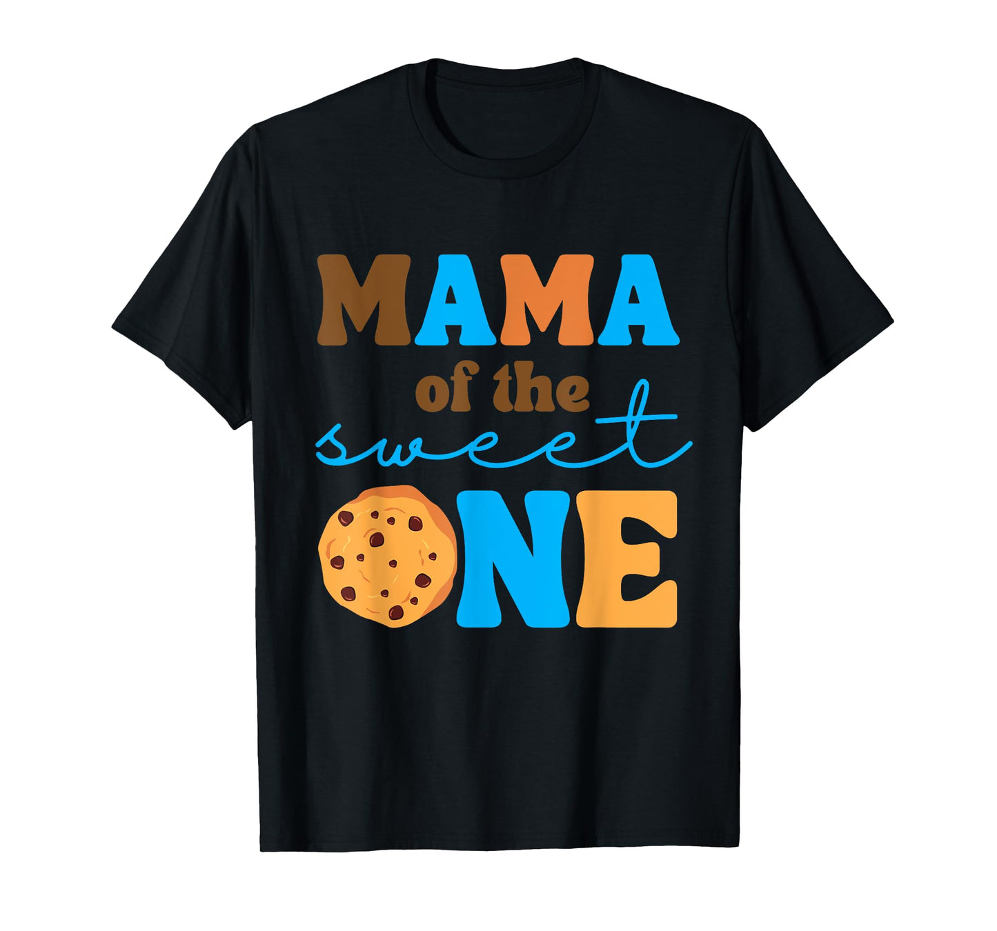Mama of the Sweet One Cookies Milk 1st Birthday Party Family T-Shirt