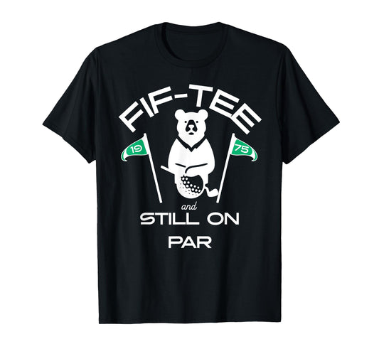 50th birthday golf milestone Funny golf for Dad Golf puns T-Shirt