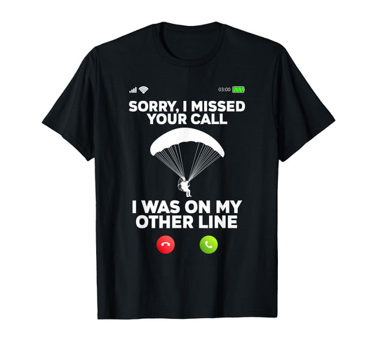 Cool Paramotor Art For Men Women PPG Paragliding Paramotor T-Shirt