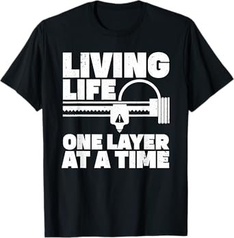 Cool 3D Printing Art For Men Women 3D Printing Printer Lover T-Shirt