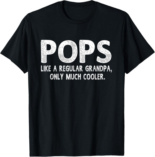 Pops Definition Funny Grandpa Fathers Day Gift T-Shirt