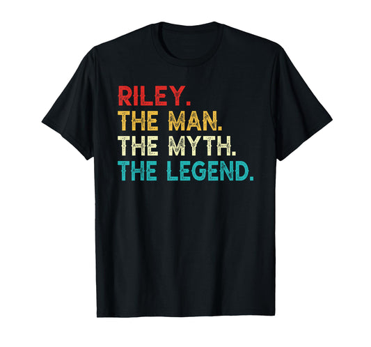RILEY The Man The Myth The Legend Funny Vintage RILEY T-Shirt