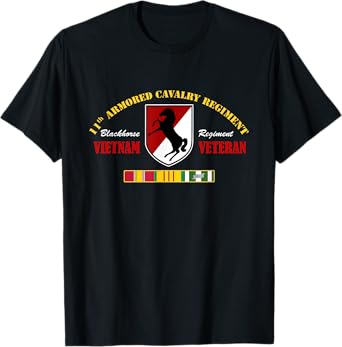 11th Armored Cavalry Regiment Vietnam Veteran Military Papa T-Shirt
