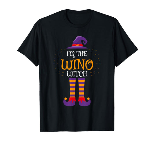 I’m The Wino Witch Halloween Family Matching Group Costume T-Shirt