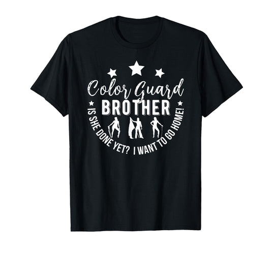 Color Guard Brother Funny Brother Of A Color Guard Member T-Shirt