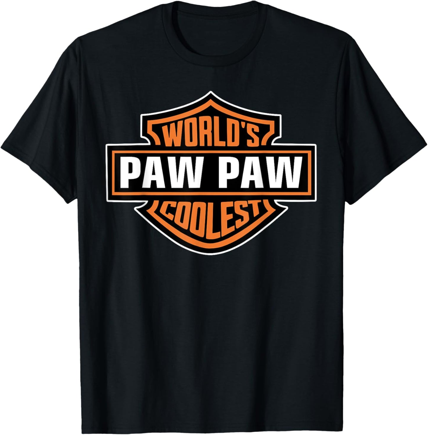 Mens World's Coolest PAW PAW Best Dad In The World Father's Day T-Shirt