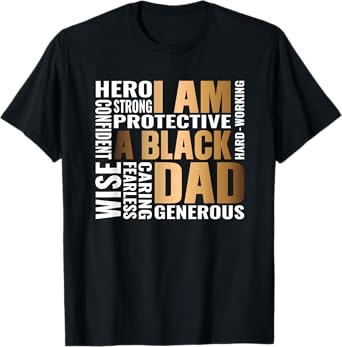 Black Father King Fathers Day Dad Matter Husband Dope Leader T-Shirt