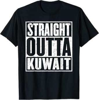 Straight Outta Kuwait Vintage Distressed T-Shirt