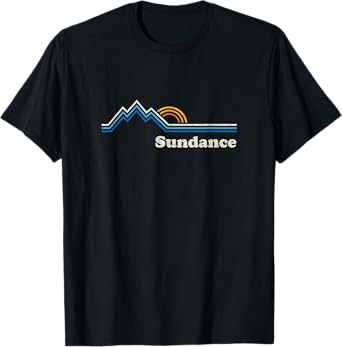 Retro Sundance Utah UT T Shirt Vintage Sunrise Mountains Tee T-Shirt