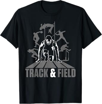 Cute Track And Field Athletics T-Shirt For Boys And Girls T-Shirt