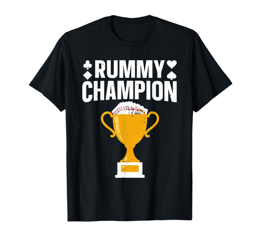 Cool Gin Rummy Design for Men Women Card Game Rummy Player T-Shirt
