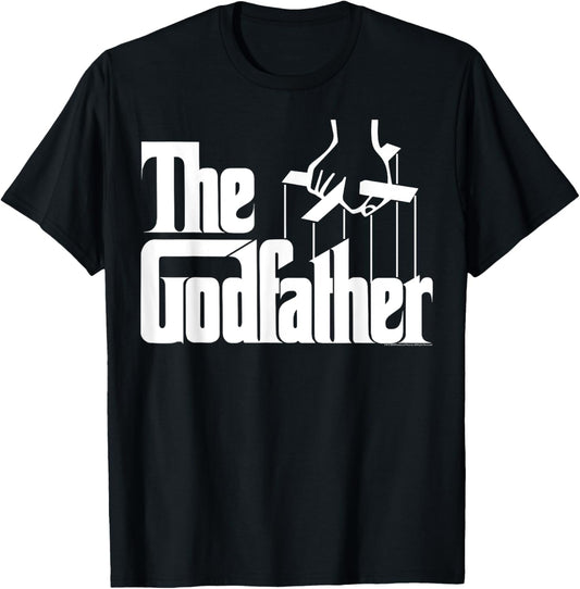 The Godfather Original White Title Logo T-Shirt