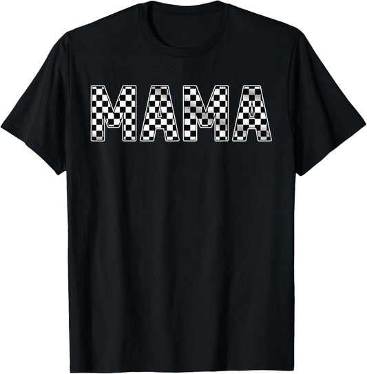 Pit Crew Mama Racing Car Family Matching Birthday Party T-Shirt