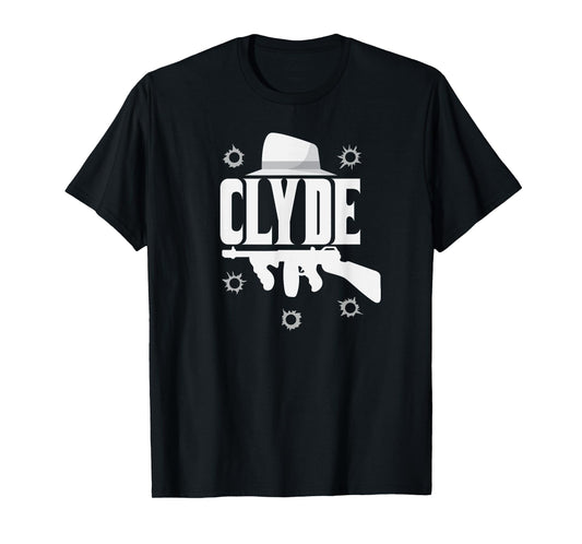 Clyde and Bonnie T-Shirt Halloween Matching Couples Costume T-Shirt