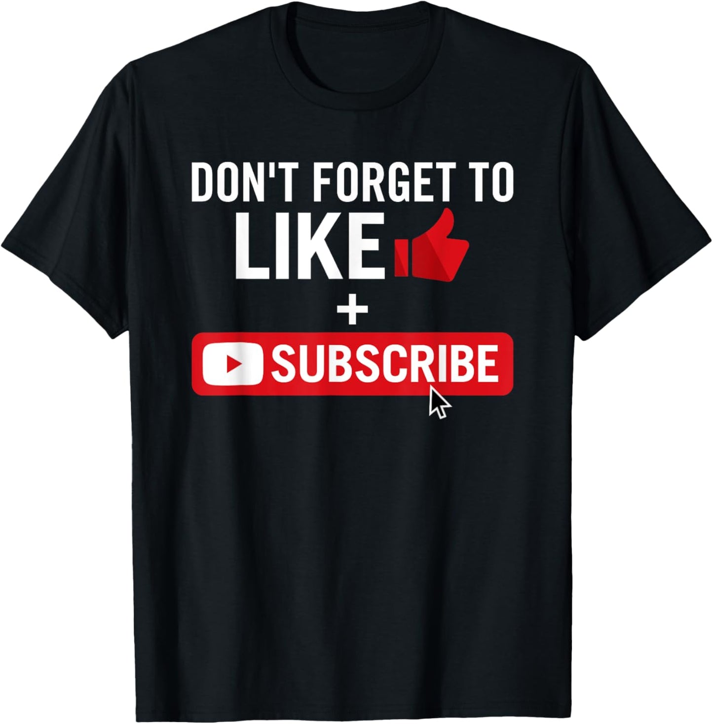 Social Media Influencer Like and Subscribe T-Shirt