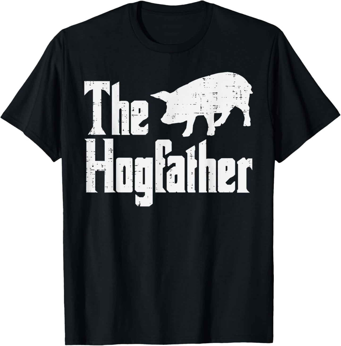 Pig The Hogfather Funny Hog Dad Fathers Day Parody Papa Men T-Shirt
